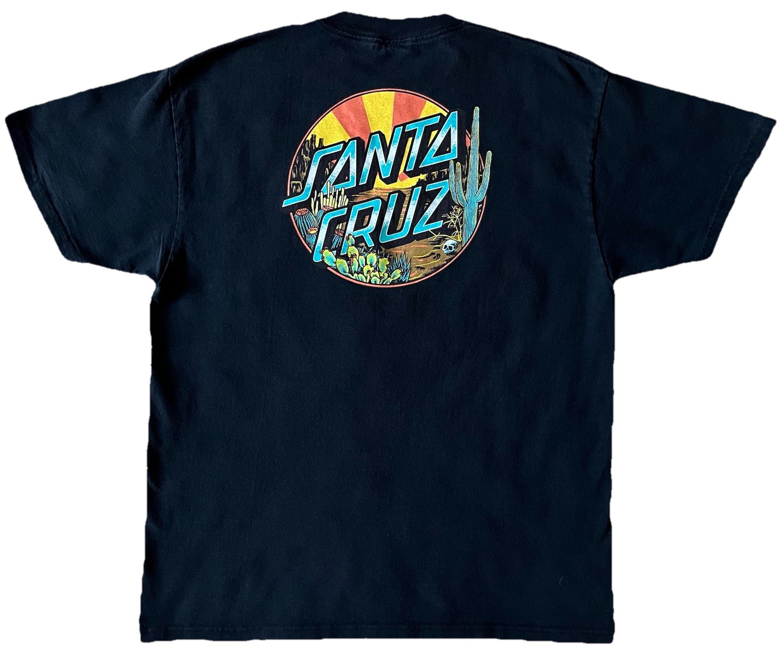 Santa Cruz Skateboards Copper Dot T-Shirt Black Size Medium Desert Graphic Skate gallery