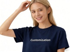 Customized text design, printed on personalized T-shirts.Design and print by you