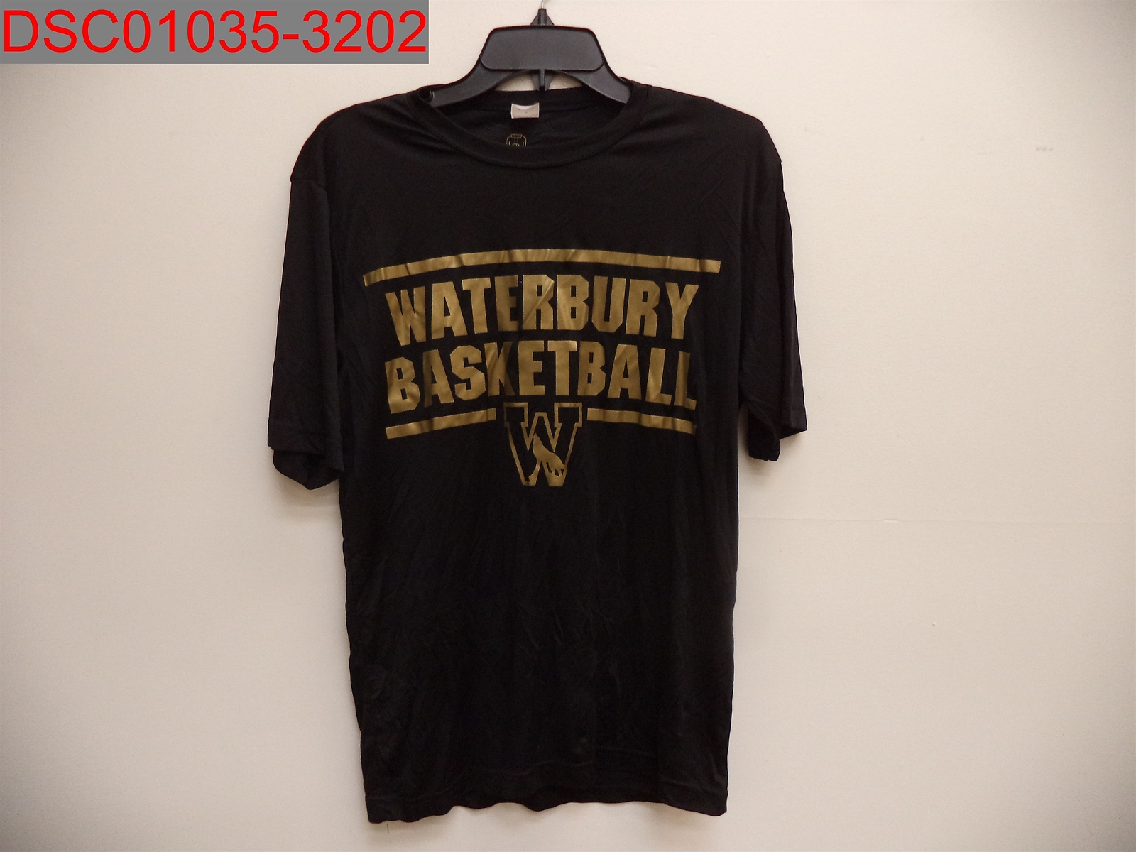 Sport Tek Adult Black Waterbury Basketball PosiCharge Competitor Tee, Size S
