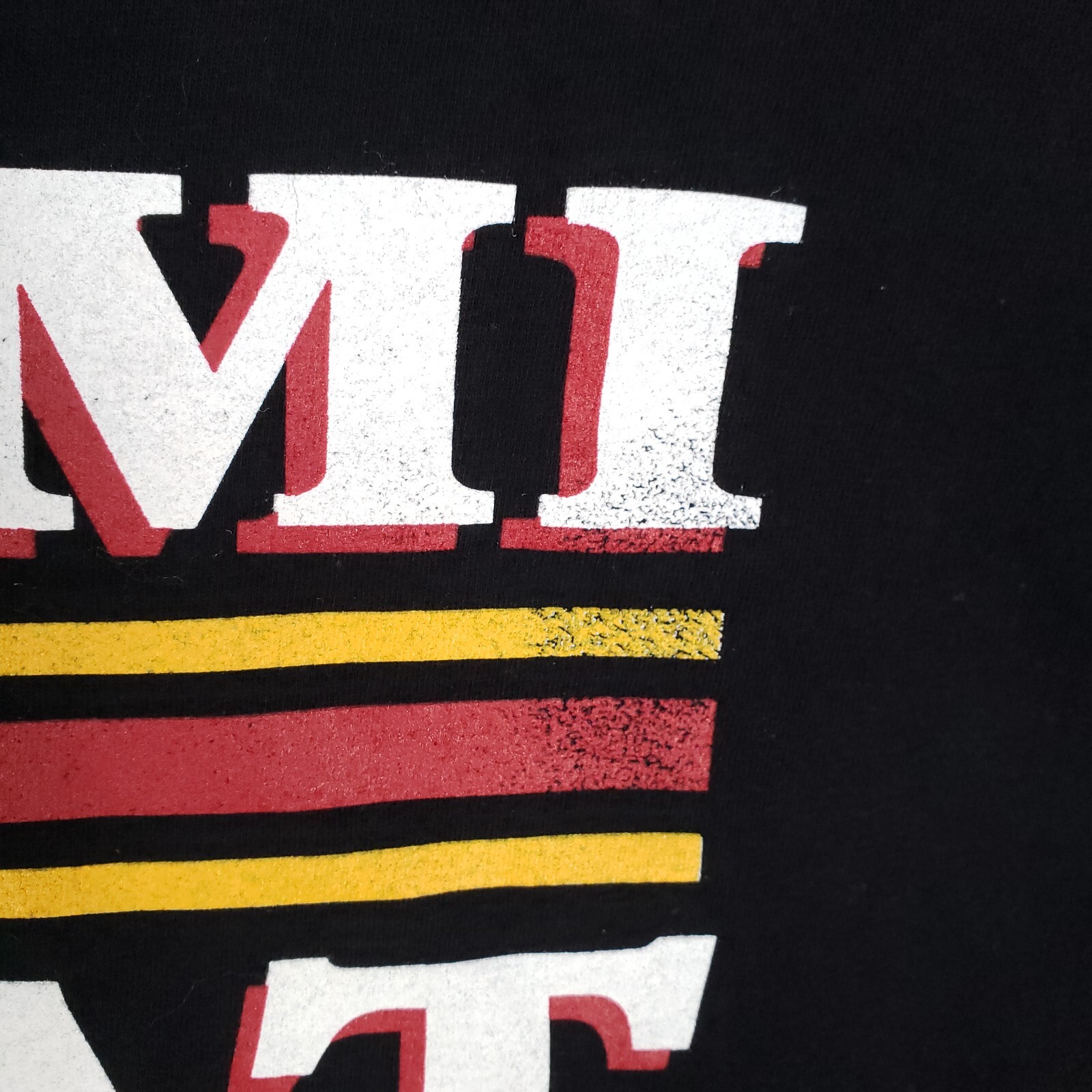 Miami Heat Shirt Mens XL Black Big Spell Out Logo Basketball NBA Casual Top gallery