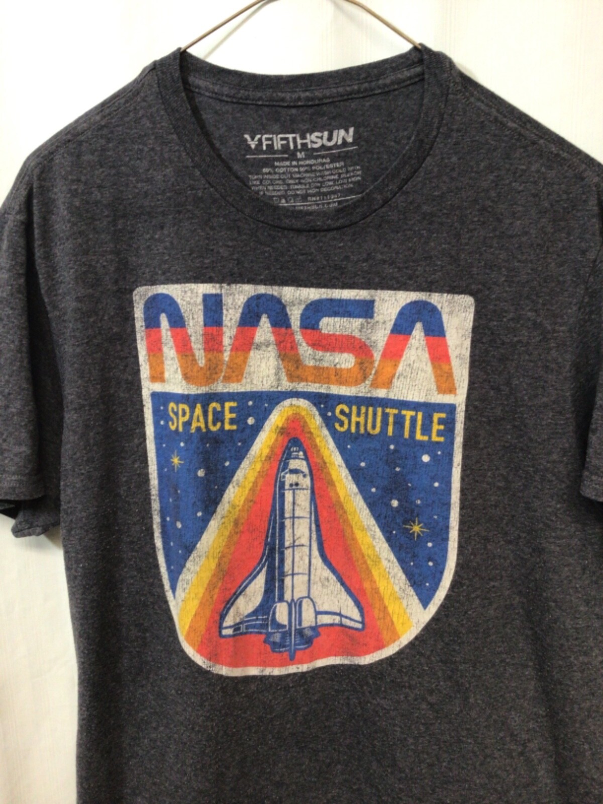 NASA Space Shuttle Medium Gray T Shirt T4 gallery