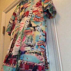 Miami Super Shine Print by Drill Men’s T-Shirt Size XL Hot Art Deco Theme NWOT