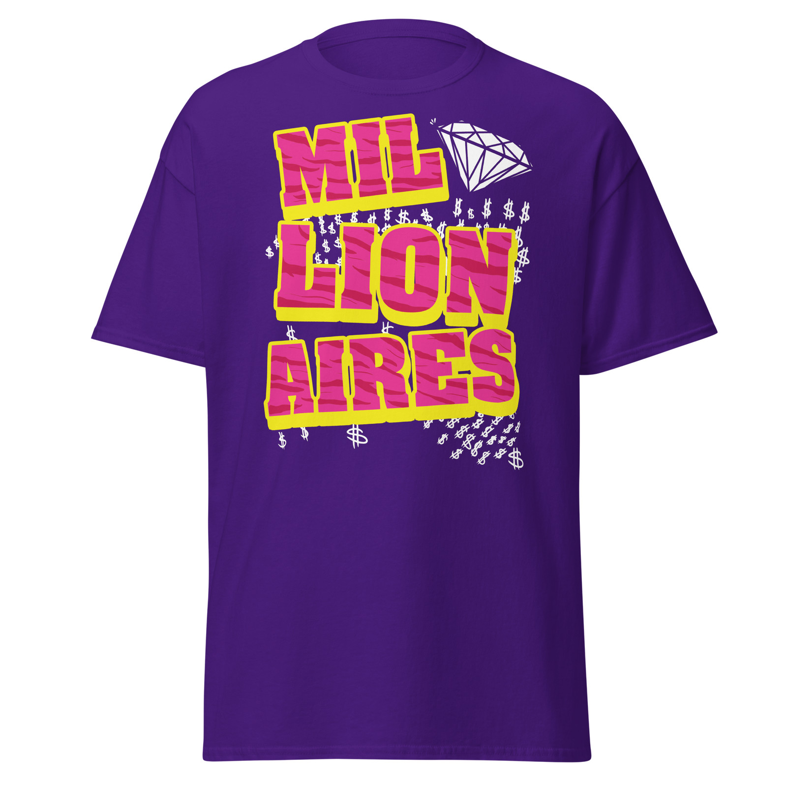 MILLIONAIRES Stacked Animal Print Logo Scene Queen Emo Rap Band T-Shirt gallery