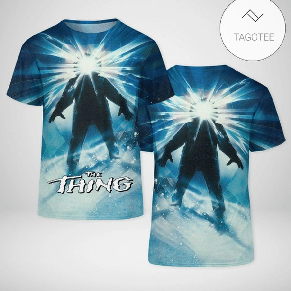 The Thing Horror Movie AOP Cover T Shirt Full Size S-5XL gallery