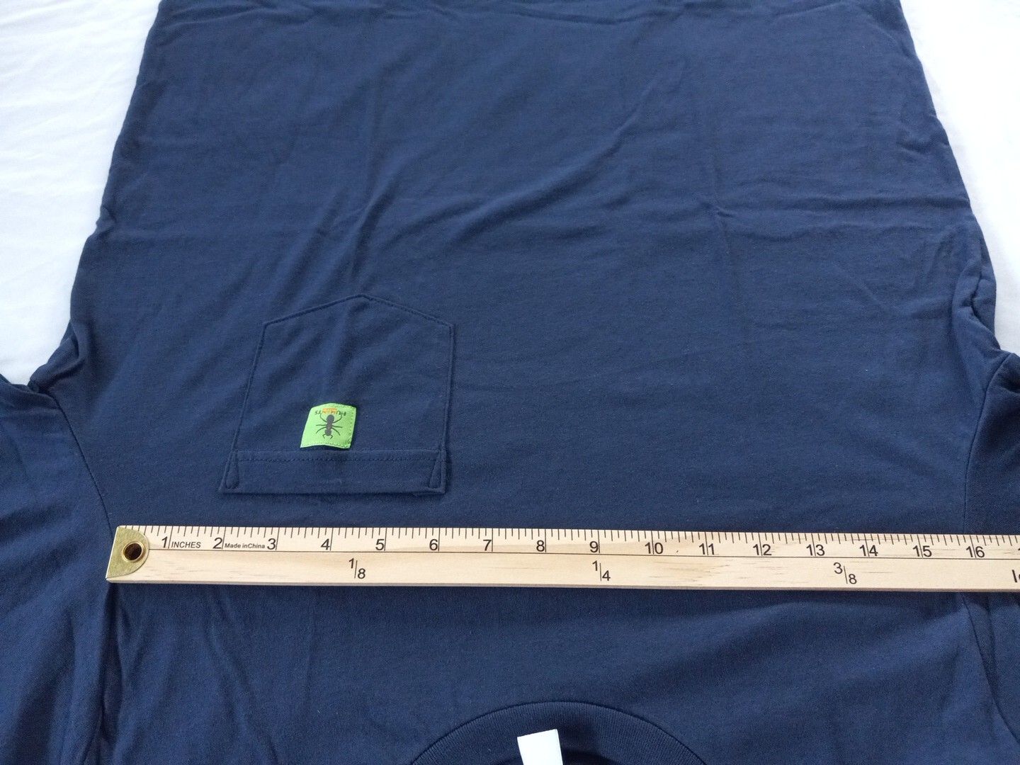 Humants Men's Large Workwear /Outdoor Jersey Pocket Tee Navy Blue heather Cotton gallery
