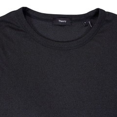 Theory Mens Essential Tee Anemone Milano Dark Grey Modal Blend T-Shirt Size M