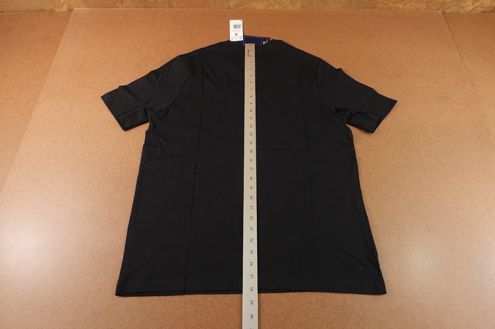 Reebok Mens Medium Black Short Sleeve Identity Big Stacked Logo T-Shirt NWT gallery