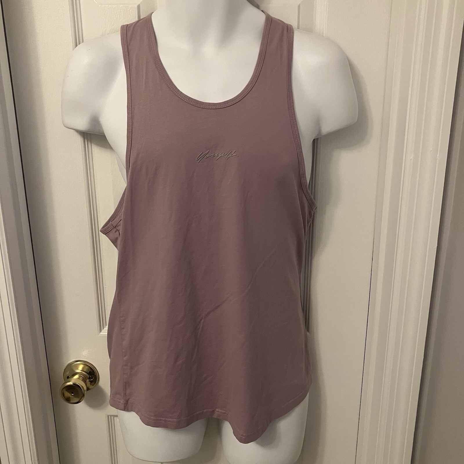 YoungLA Scoop Neck Tank Top Sleeveless T Shirt Purple Sz Medium Men’s Women’s gallery