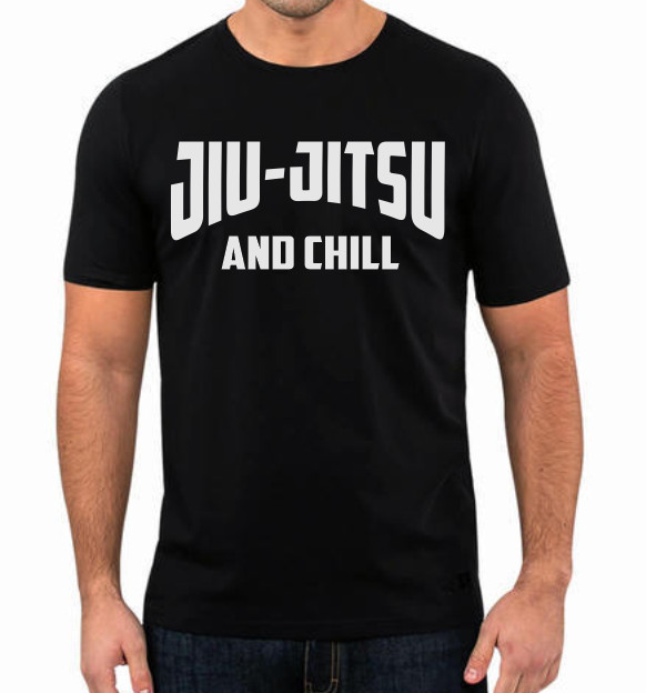 Jiu Jitsu and Chill Gracie Brazilian MMA Fighter T shirt tee BJJ gallery