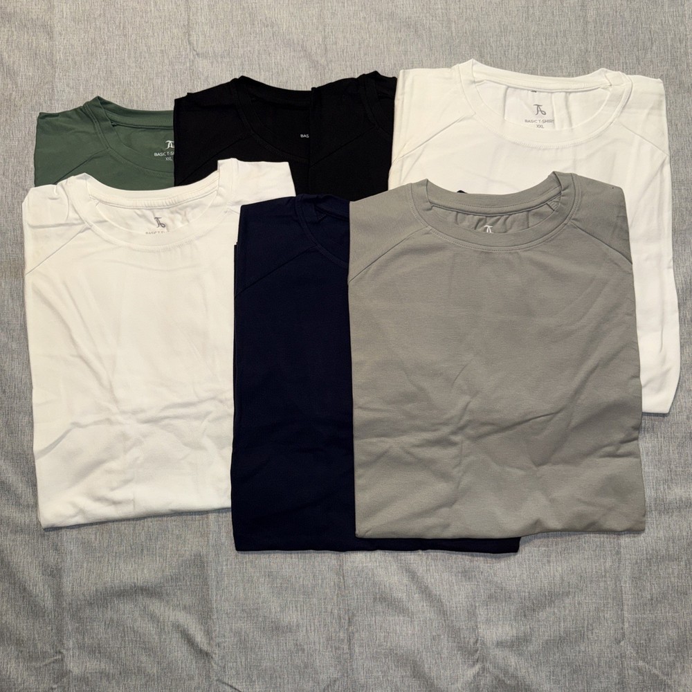 Athletic Fit Short Sleeve Everyday 7 Pack 2XL Men