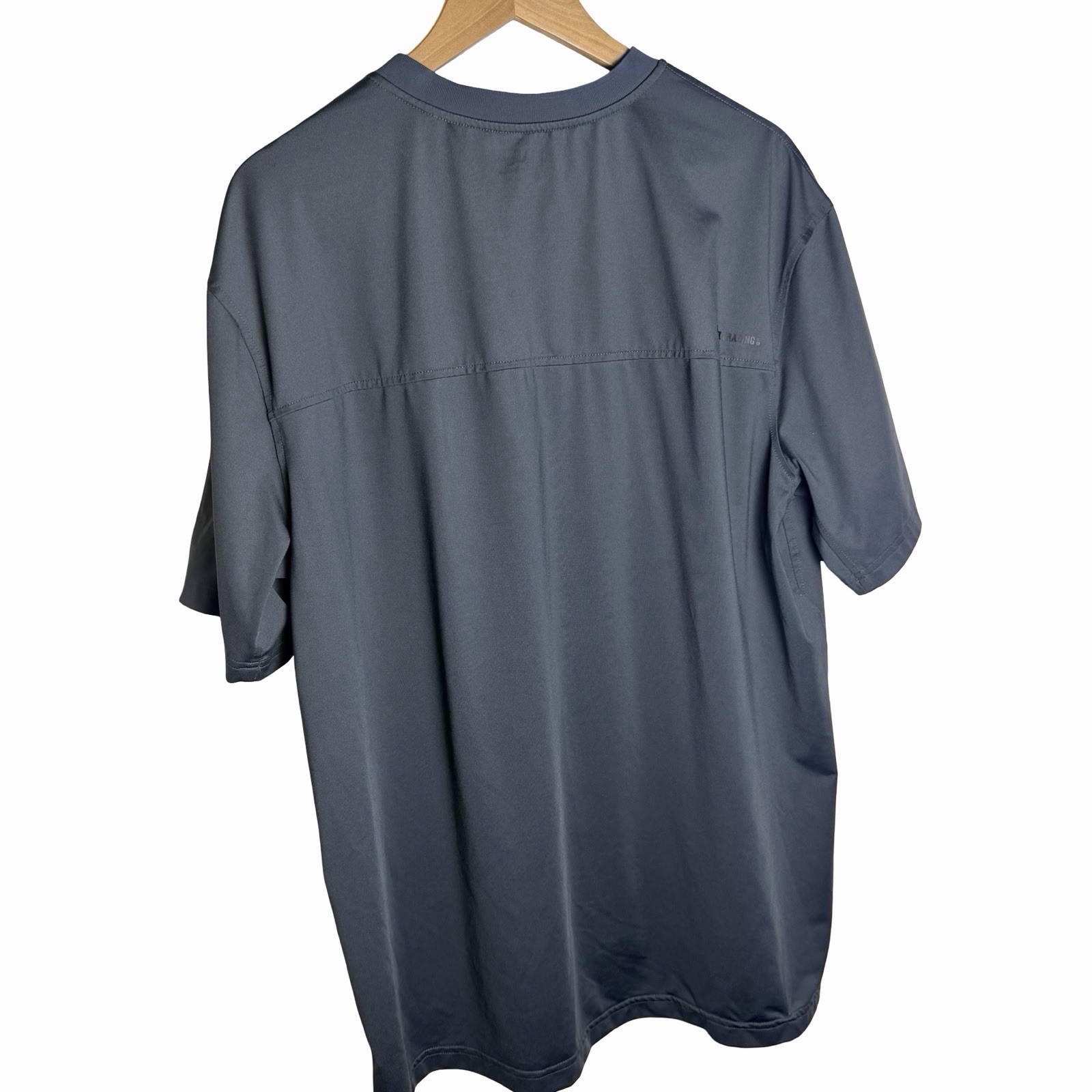 Duluth Trading T Shirt Cooling Henley Performance Tee Men's XL Gray Short Sleeve gallery