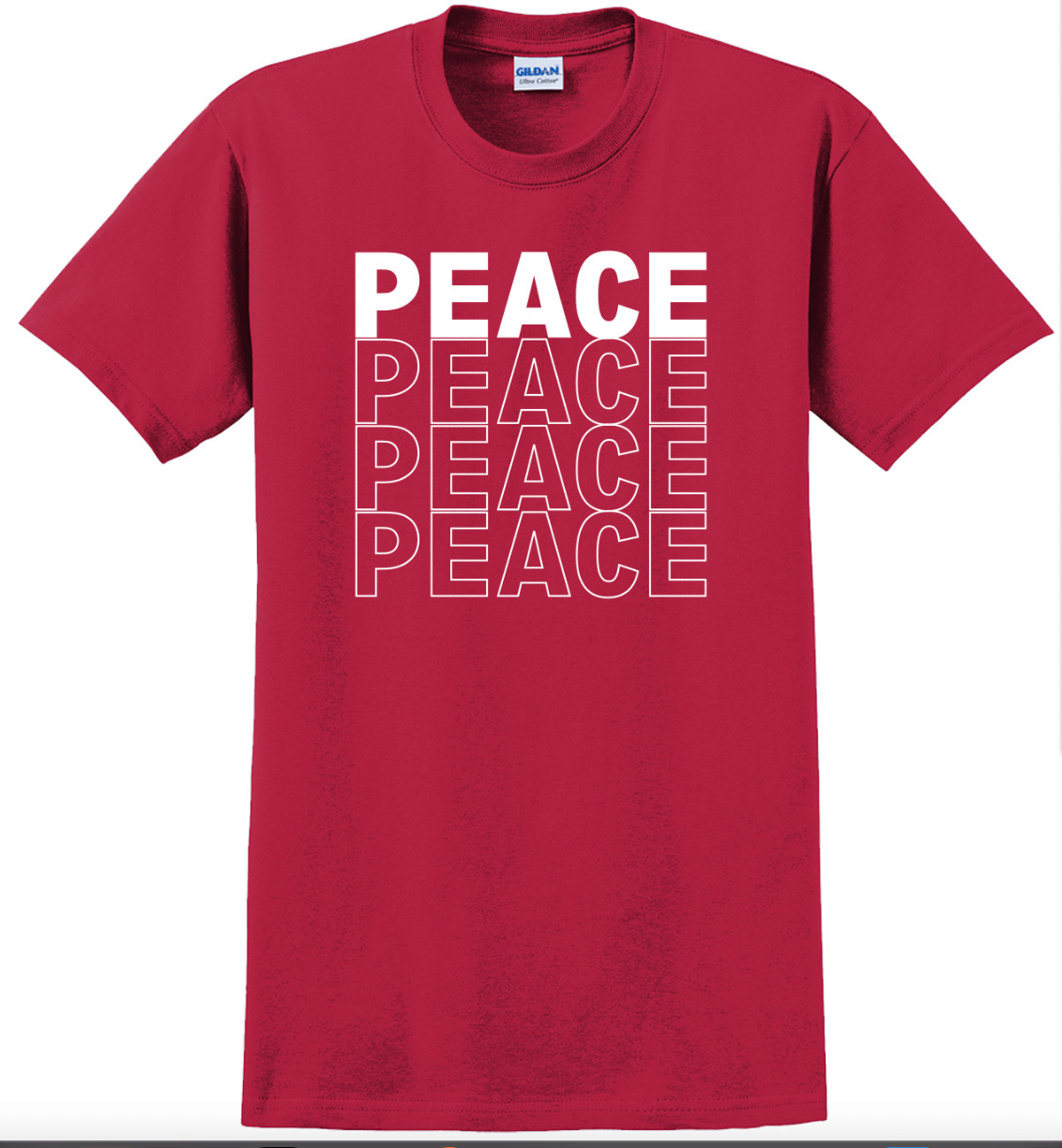 Peace Christmas Holiday T-Shirt Short Sleeve Graphic tee Unisex Apparel Designs gallery