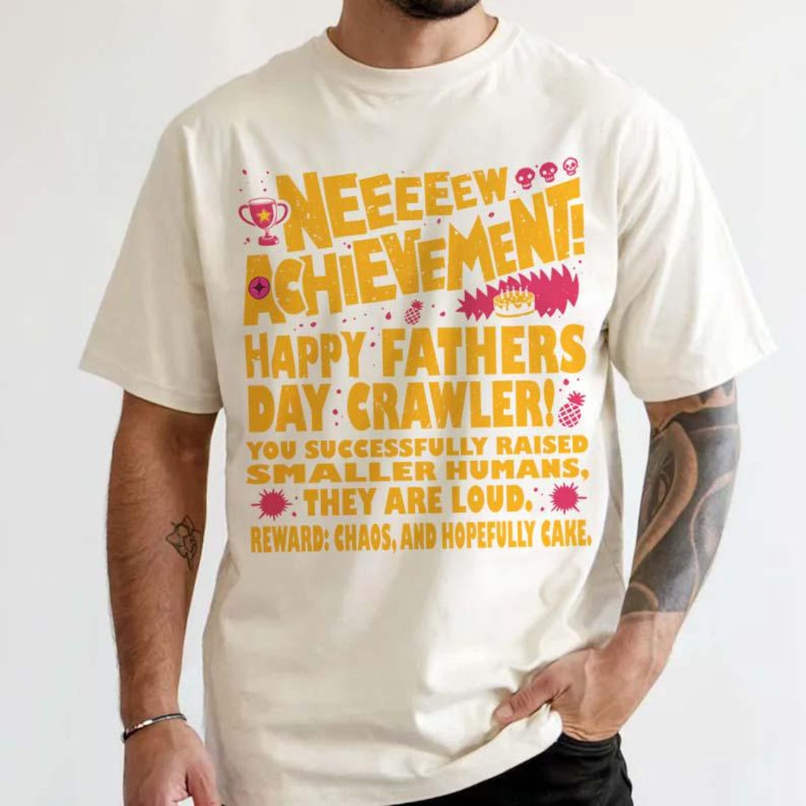 Dungeon Crawler Carl Father's Day Shirt Funny LitRPG Dad Achievement Tee gallery