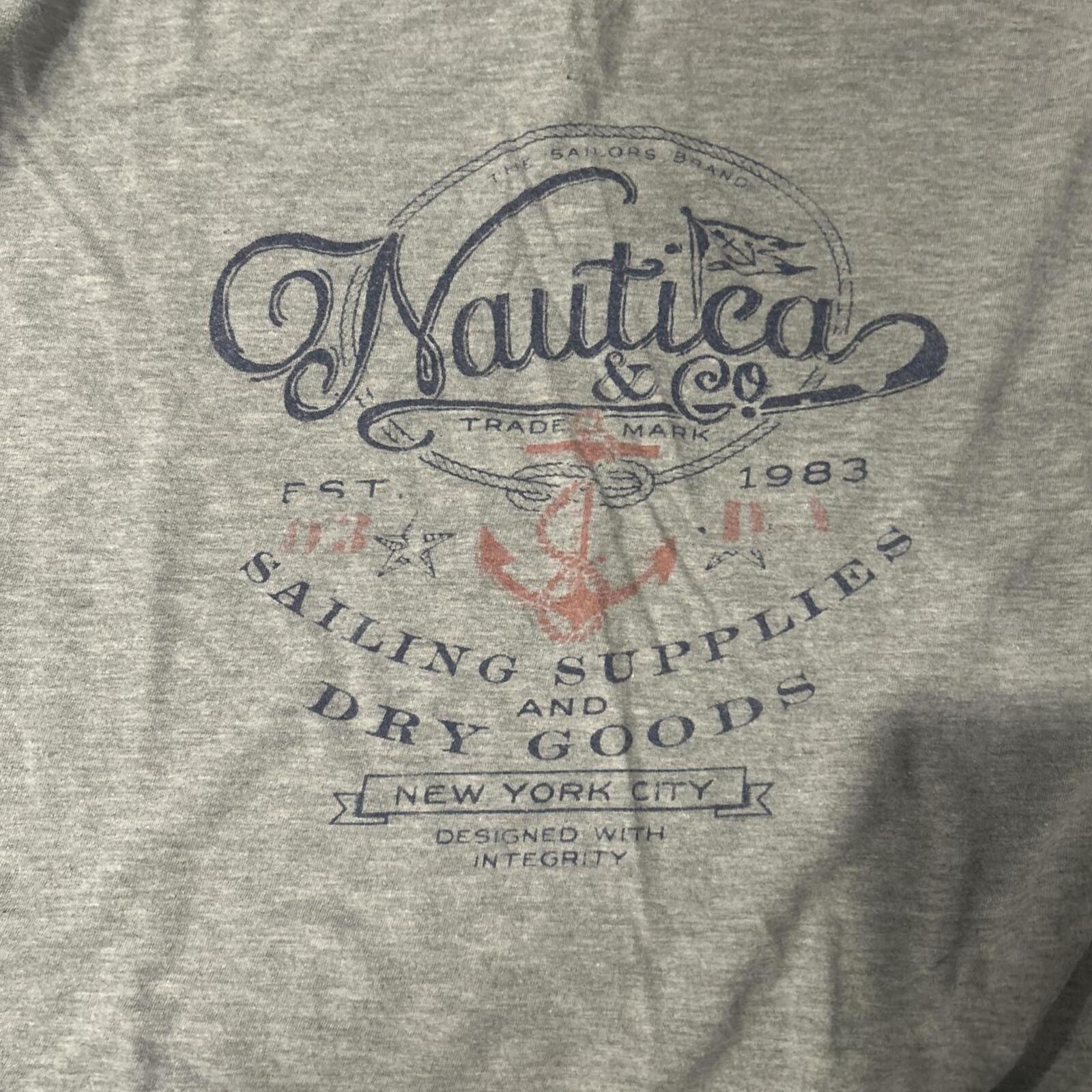Vintage clean graphic nautical early 90s no flaws sick print men’s size Xxl gallery