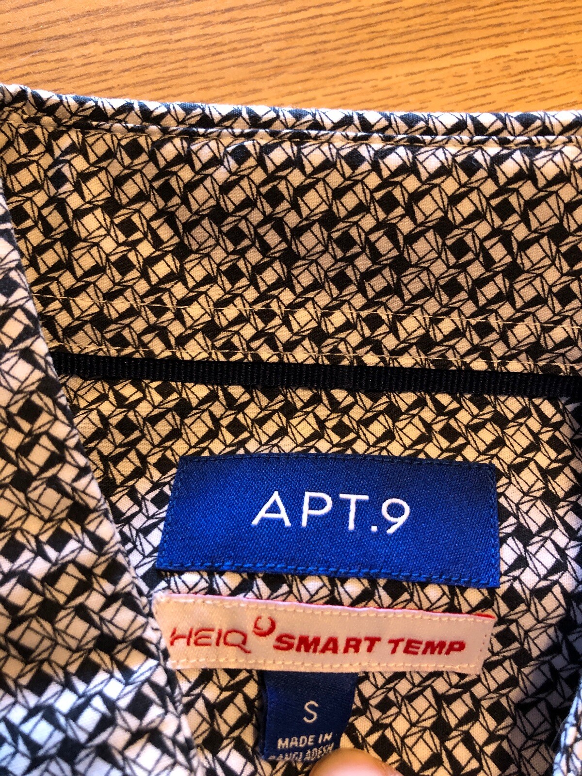 APT.9 MENS Button Up Shirt Black XL Retail $40 (s-blk-14-32) gallery