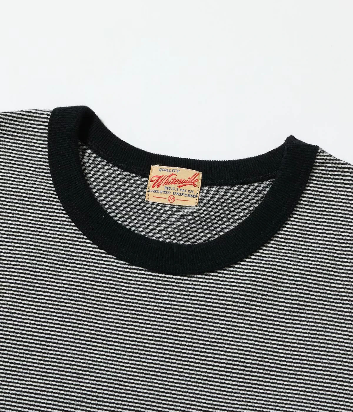 WHITESVILLE Lot No. WV79679 WHITESVILLE 30/2 FINE-LINED BORDER T-SHIRT Japan New gallery