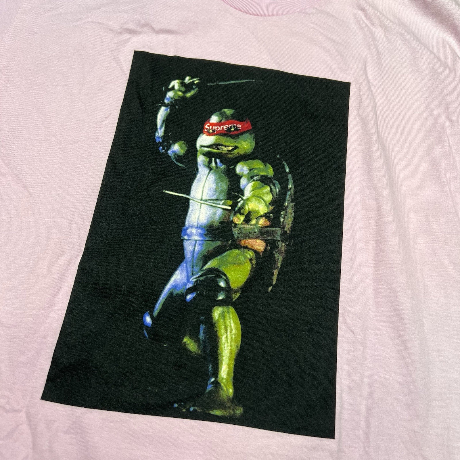 Supreme Raphael Pink Tee TNMT Teenage Mutant Ninja Turtles Size Medium FW21 gallery