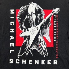 Michael Schenker 50th Anniversary Celebration T Shirt Men’s Size L Black Guitar