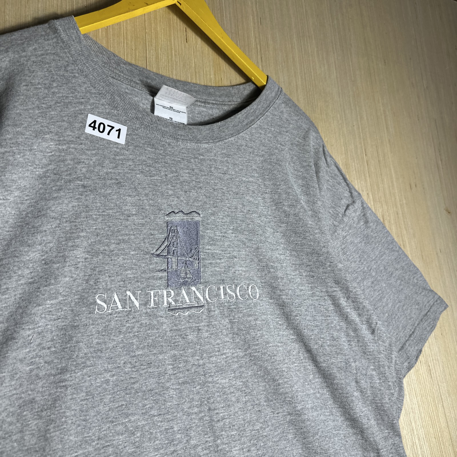 Vintage Y2K San Francisco Gray Graphic T-Shirt XL Heavy Weight Cotton Short Mens gallery