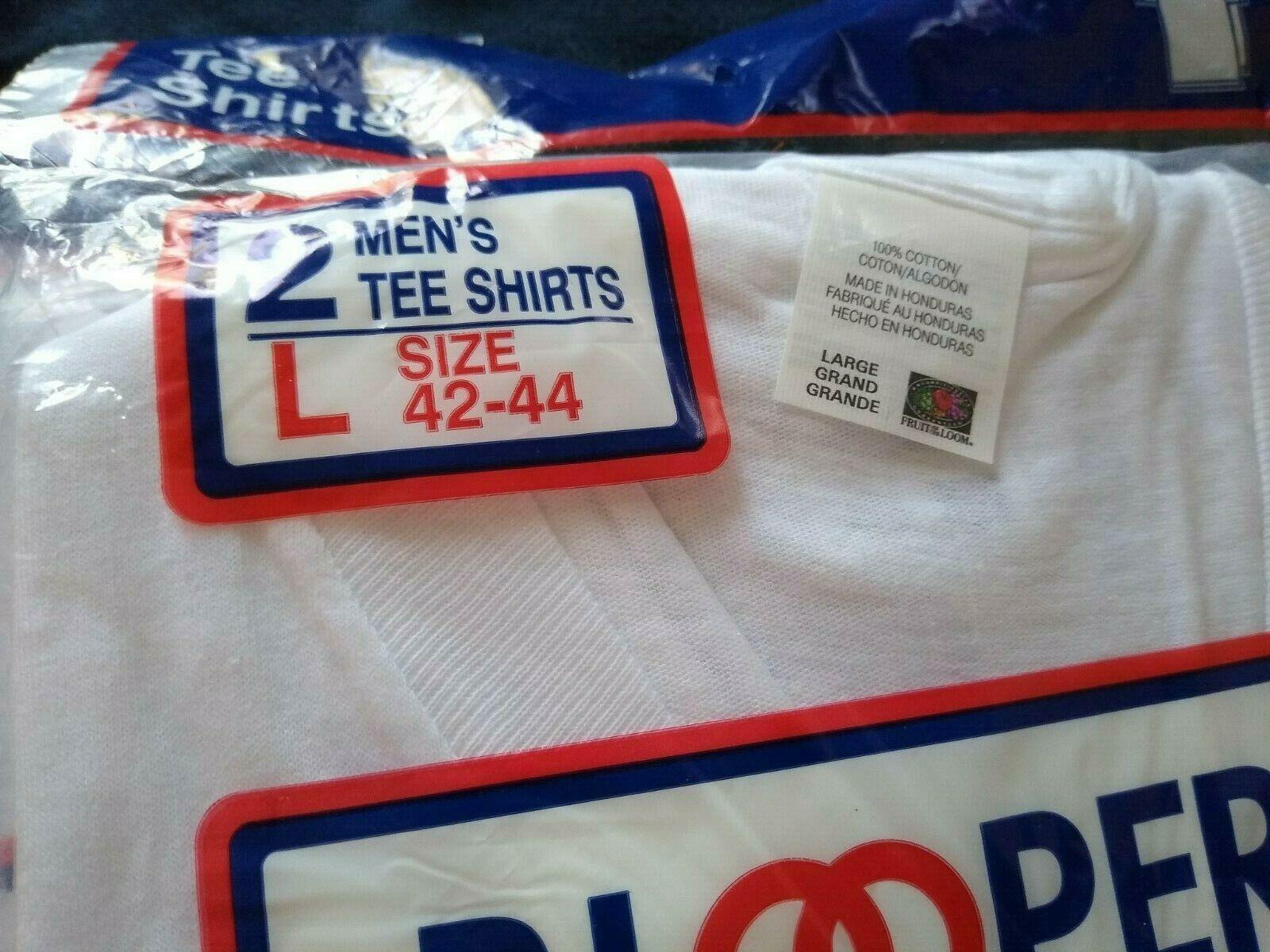 Vintage Fruit of The Loom Bloopers Mens Irregular V Neck T Shirts New 1997 Large gallery