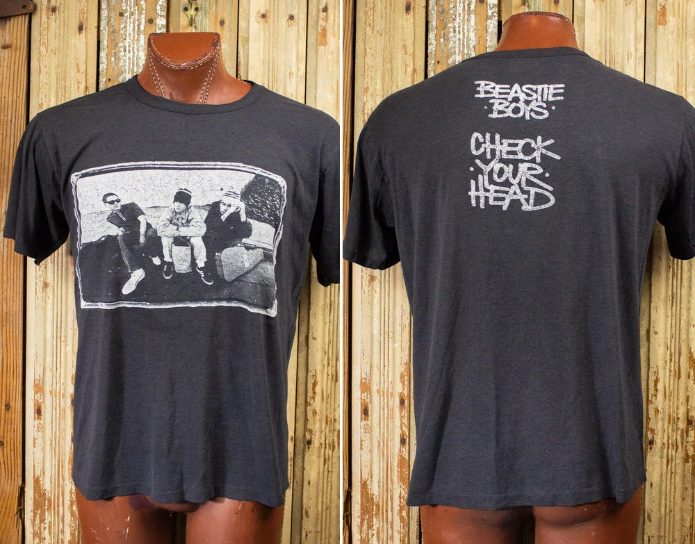 Vintage Beastie Boys Check Your Head Concert Rap Tee 1992 Black