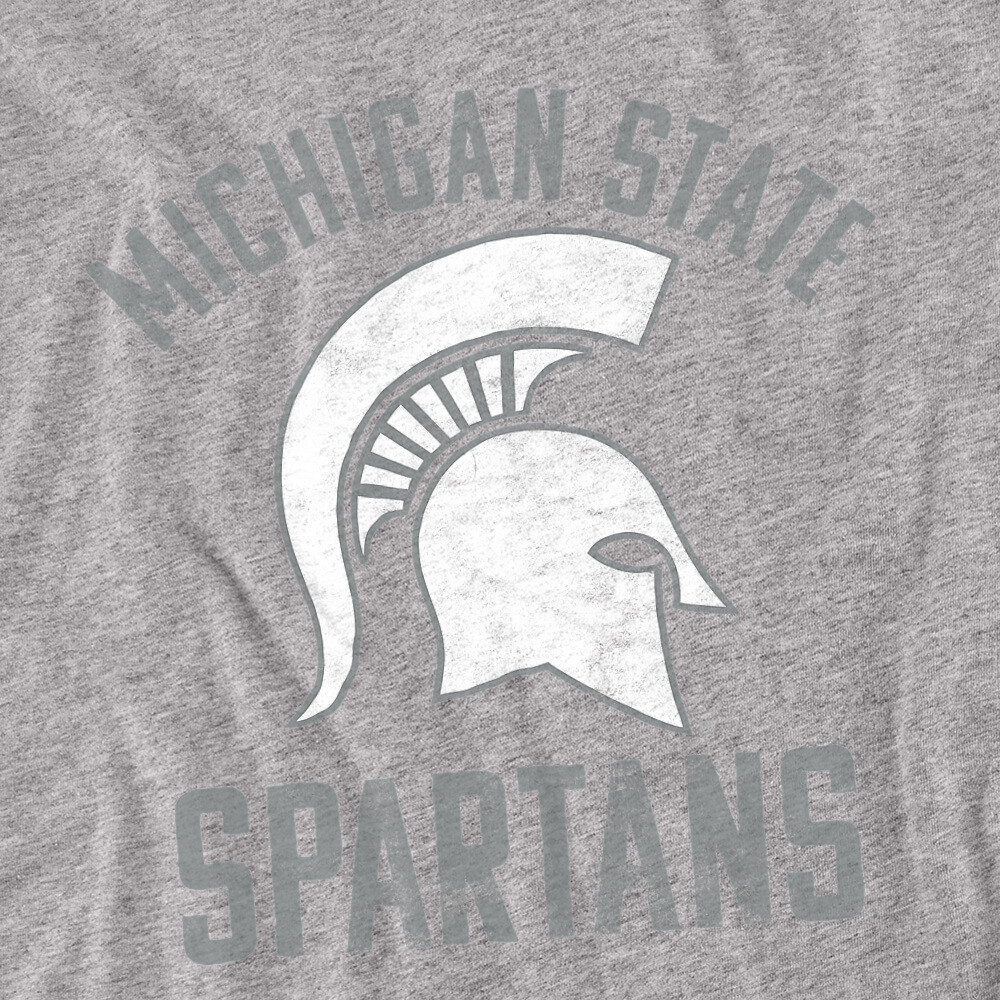Spartans Michigan State Adult T-Shirt MSU L, Heather Grey S-5XL gallery