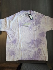 Primitive Purple Tye Dye Dragonball Super Lord Beerus T-Shirt Size Large