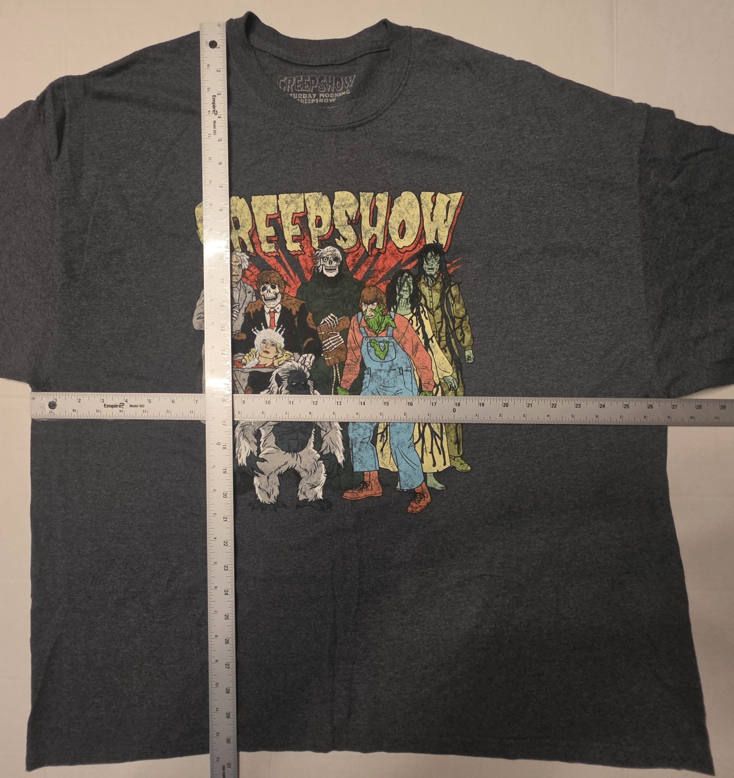 Fright Rags Creepshow Saturday Morning Cartoon Horror T-Shirt 3XL 2017 S King gallery