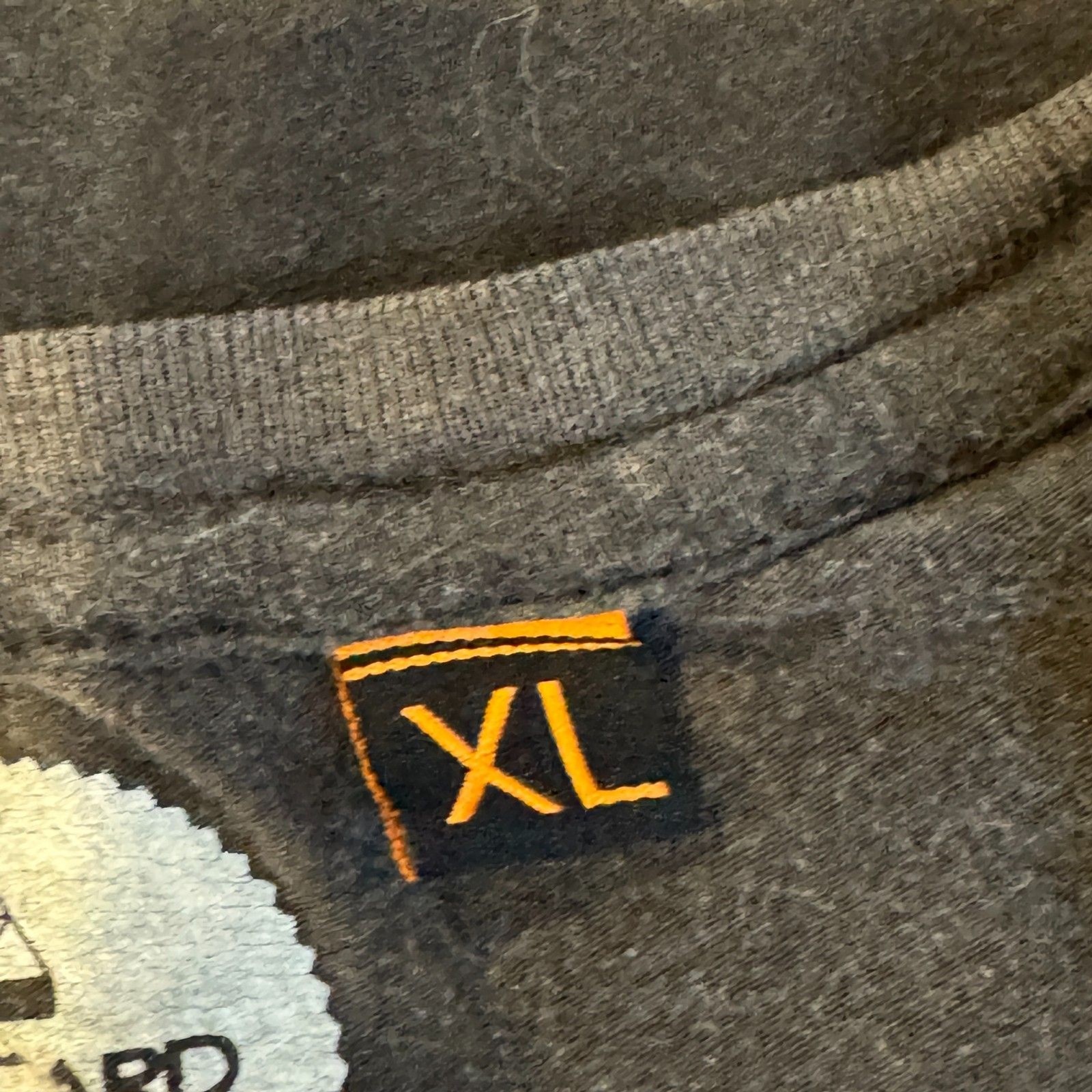 Vanguard x Village Idiots Long Sleeve T-Shirt XL Dark Grey Skull Crossbones gallery