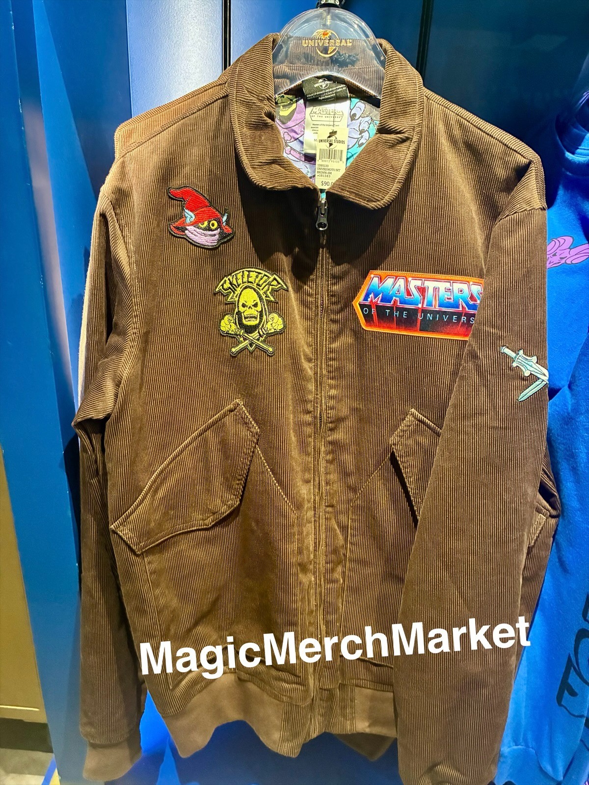 Universal Studios UNIVRS Masters Of The Universe Brown Jacket NWT gallery
