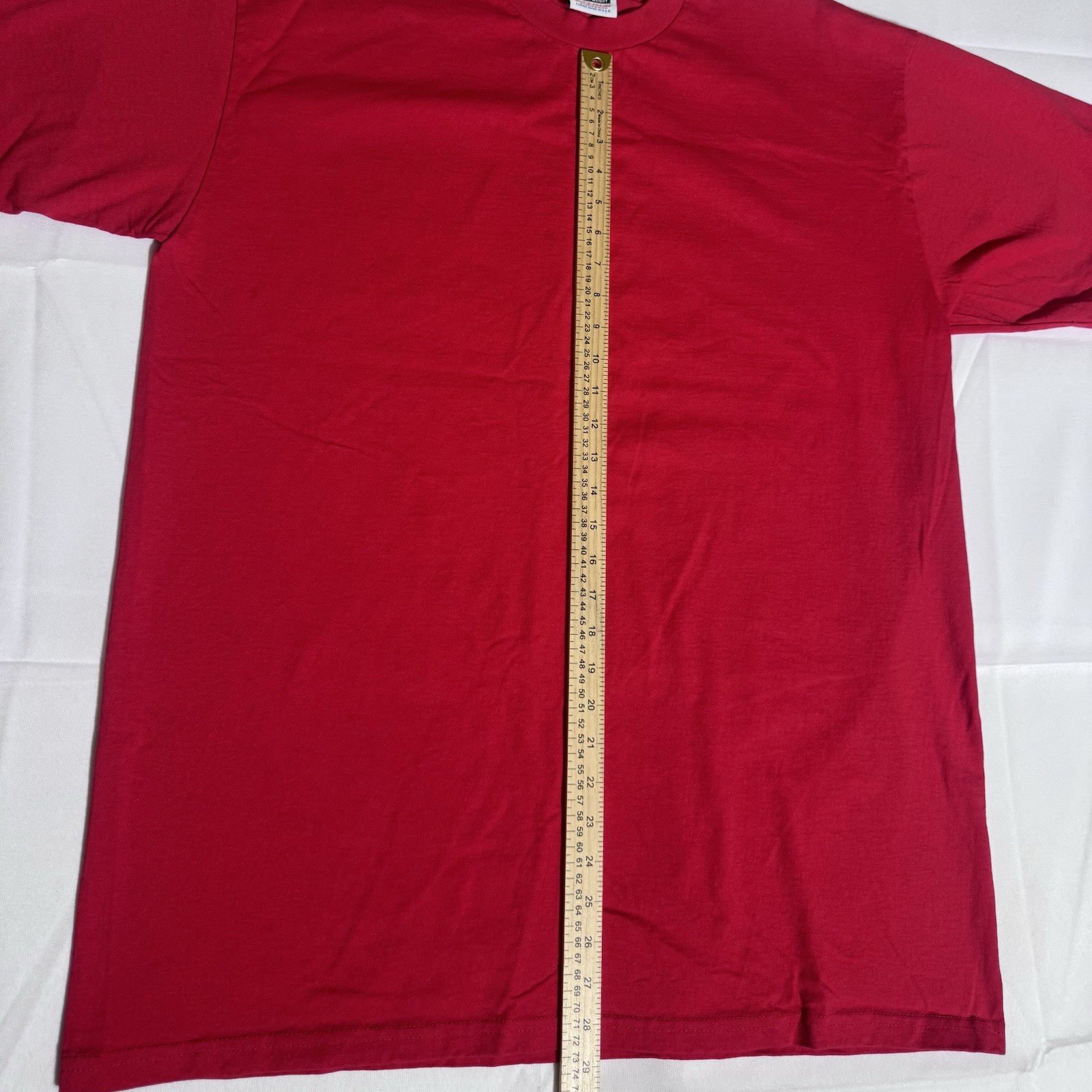 Pro Club T Shirt, RN#100418, Crew Neck, USA, All Cotton, Red, Male, 2XL gallery