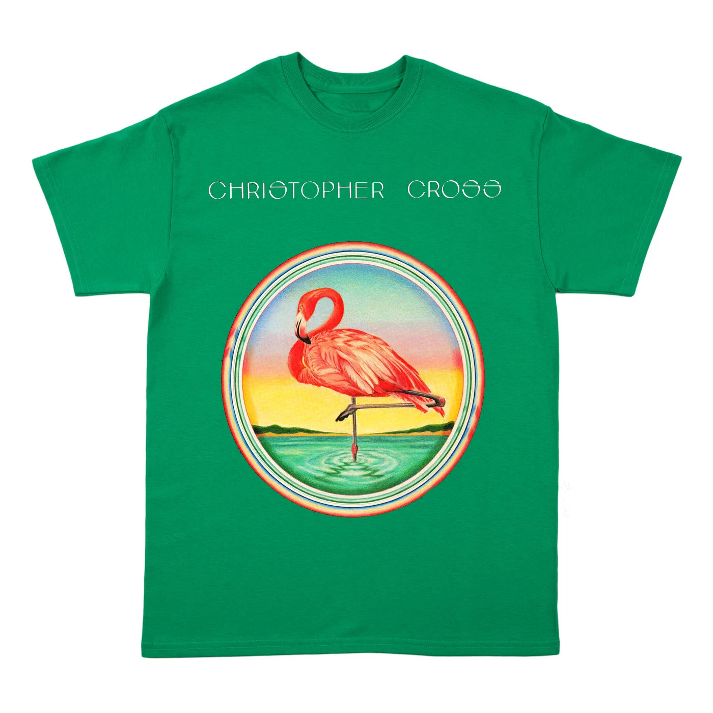 Christopher Cross Band Album Heavy Cotton Green T Shirt S-5XL BT455 gallery