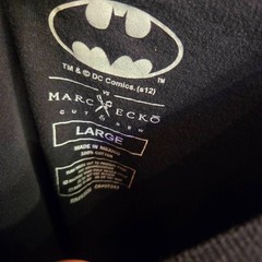Batman MARC ECKO cut & Sew Shirt DC Comics L Do It For Love Do It For The City
