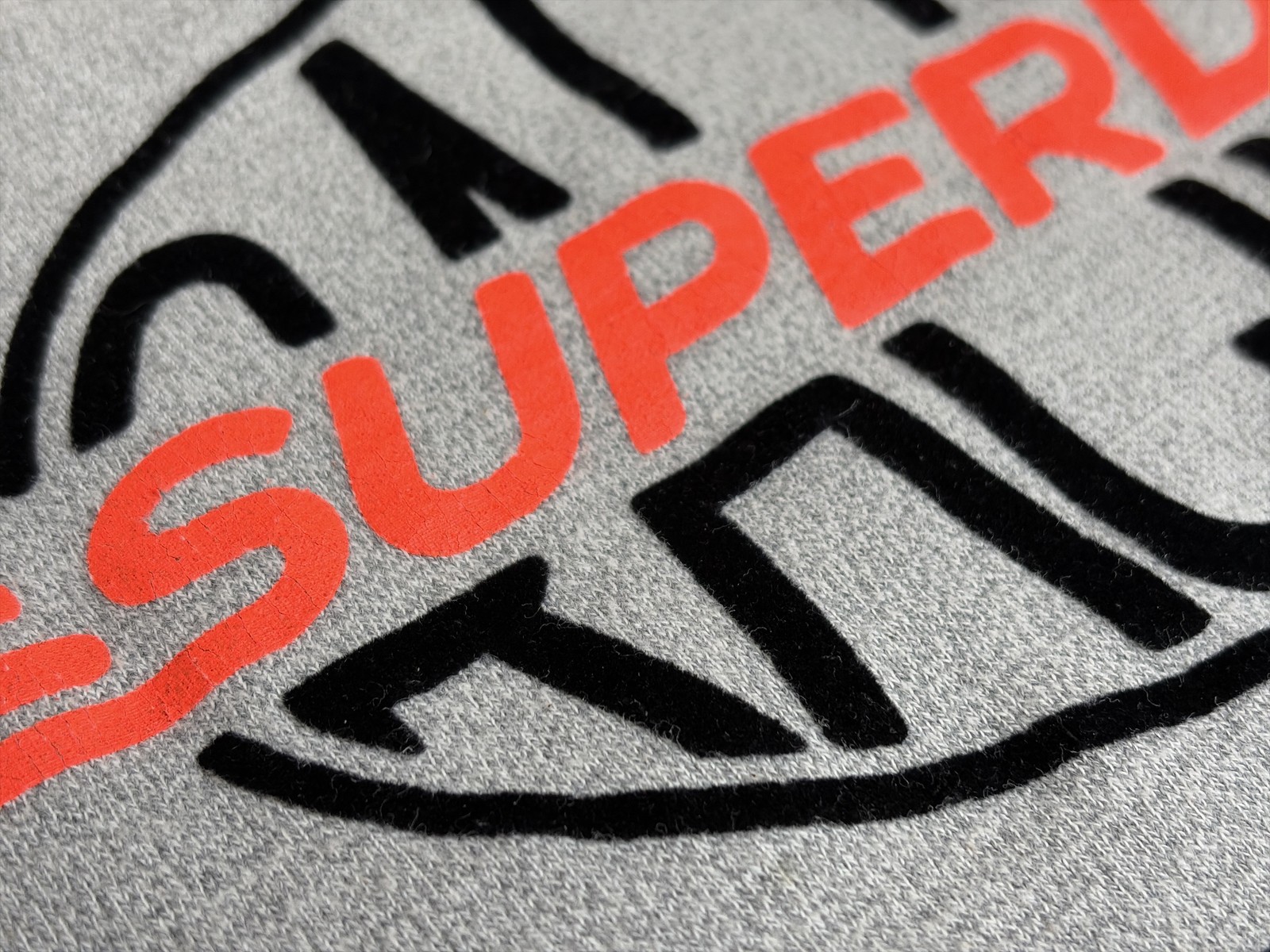 Superdry The Vintage Racing Tee Grey Size L gallery