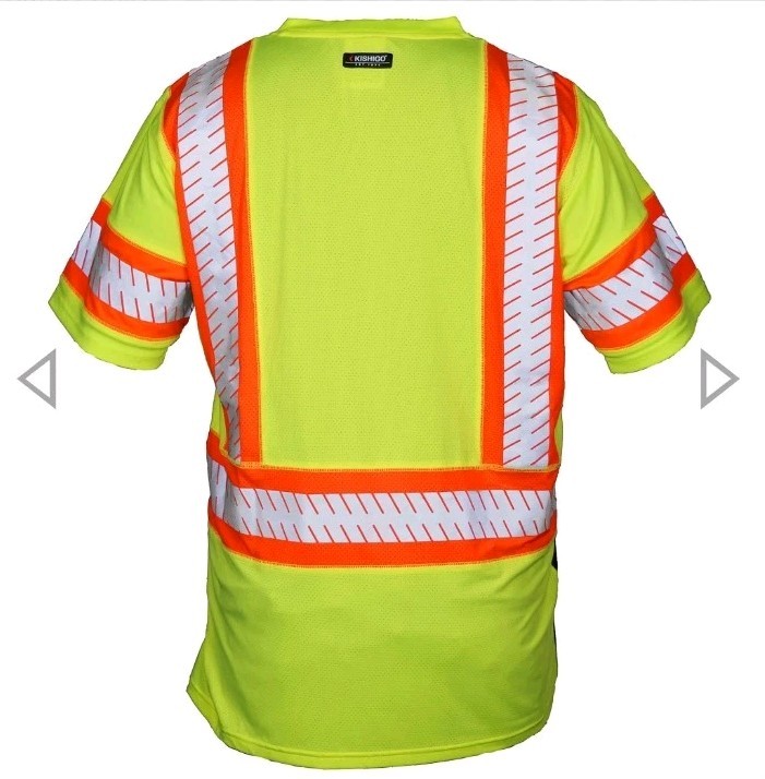 Kishigo 9179 Brilliant Series Type R Class 3 Black Bottom Safety ShirtNew HiVis gallery