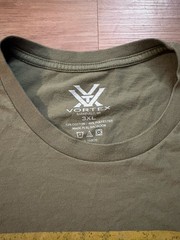Vortex Optics Trigger Press Short Sleeve T-Shirt Mens 3XL Olive Army Green