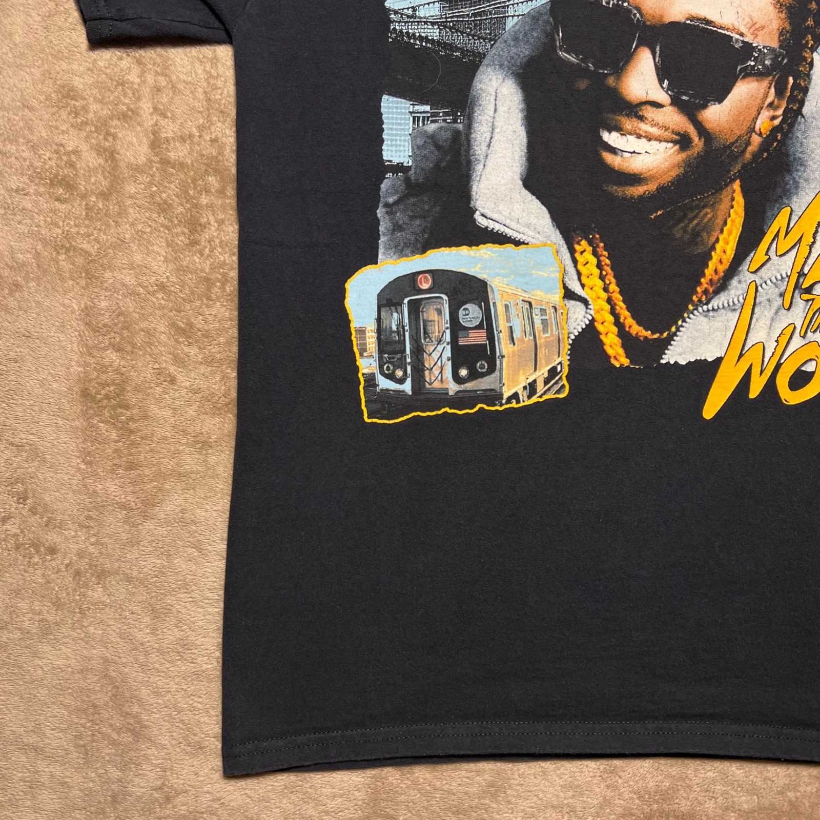 Pop Smoke Meet The Woo Graphic T Shirt Mens Medium Black Hip Hop Rap Tee gallery