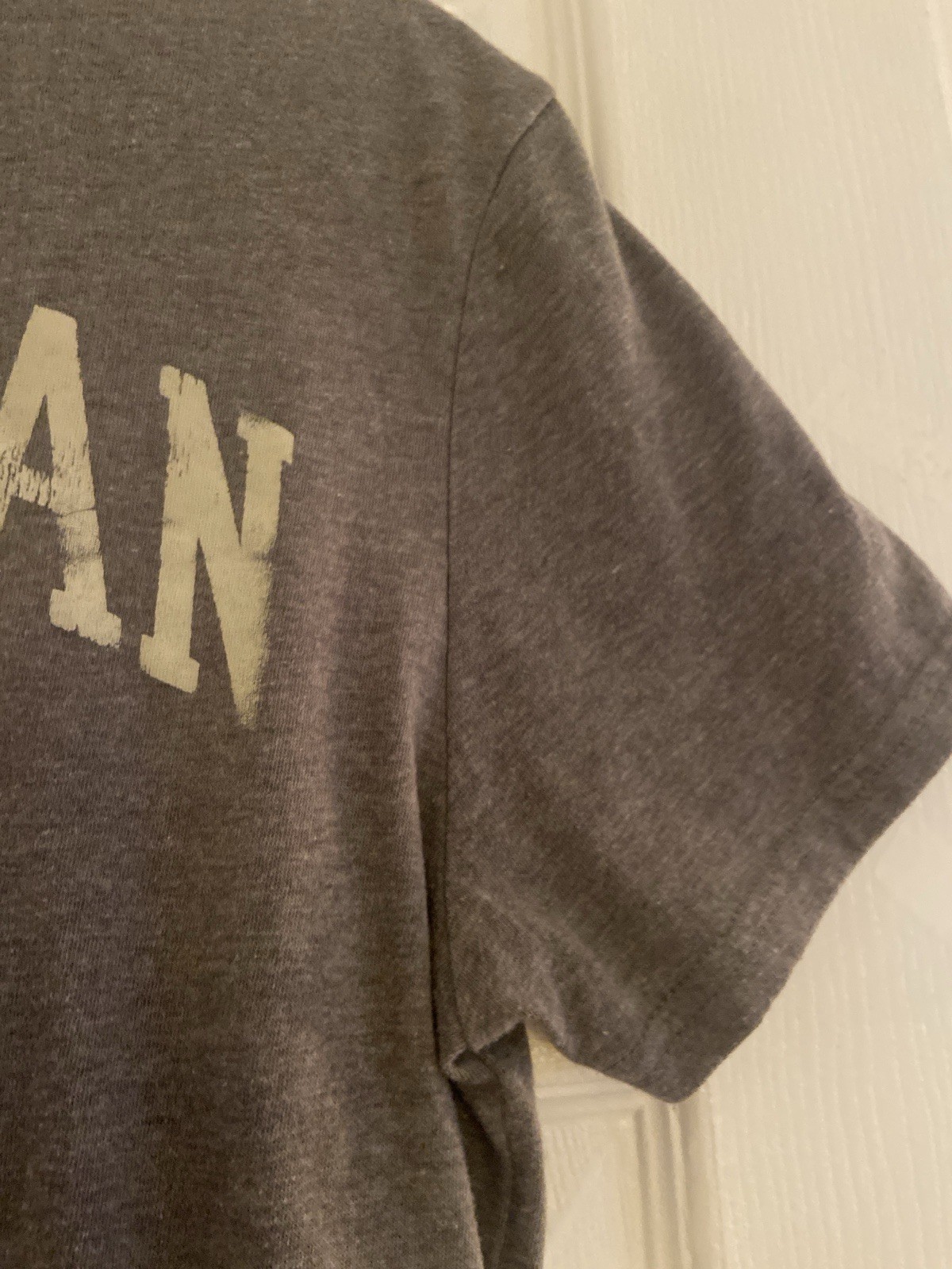 American Eagle Outfitters Men's Graphic Logo Athletic Fit Crew Neck Tee Gray M gallery