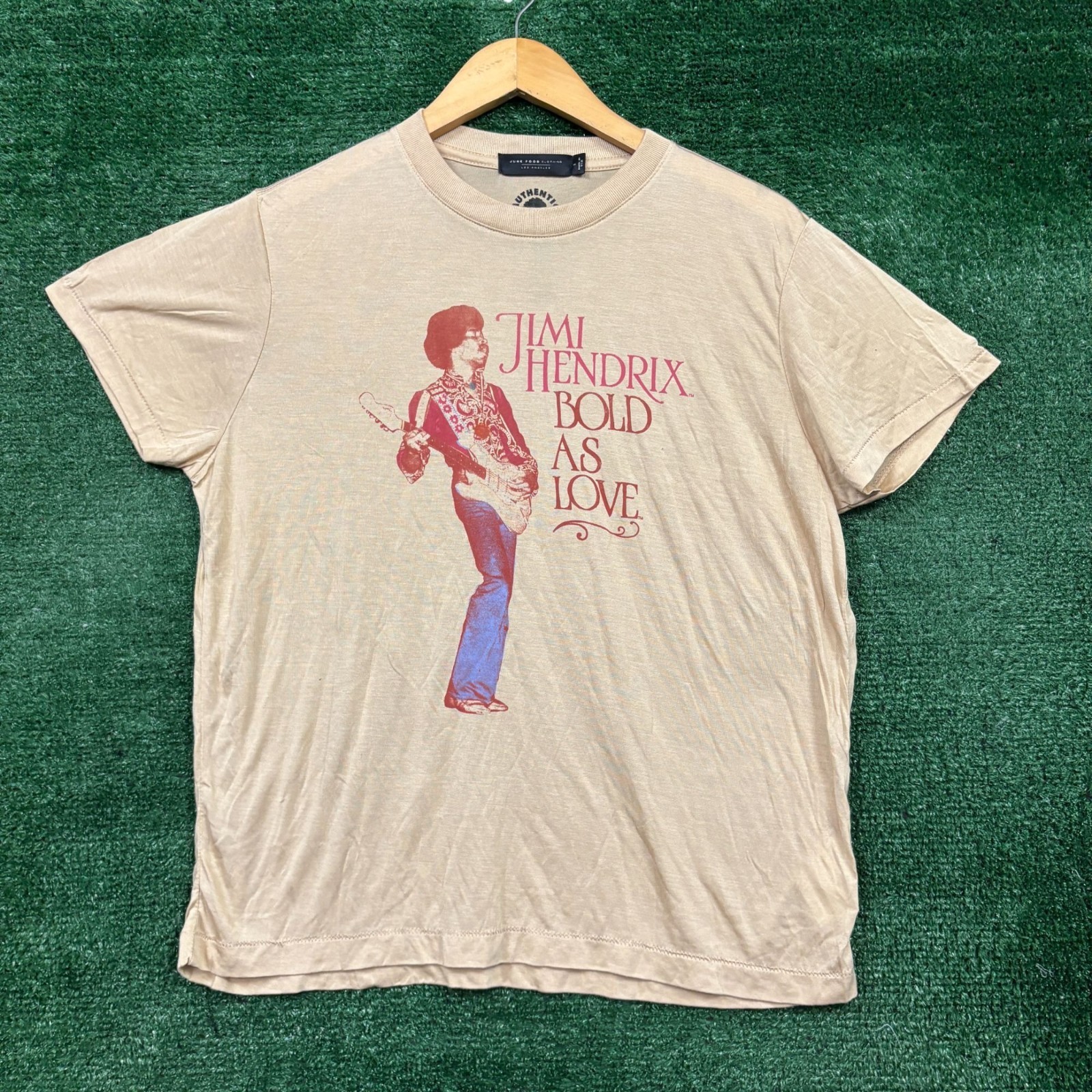 Jimi Hendrix Axis Bold As Love Psychedelic Rock T-Shirt Size Large gallery