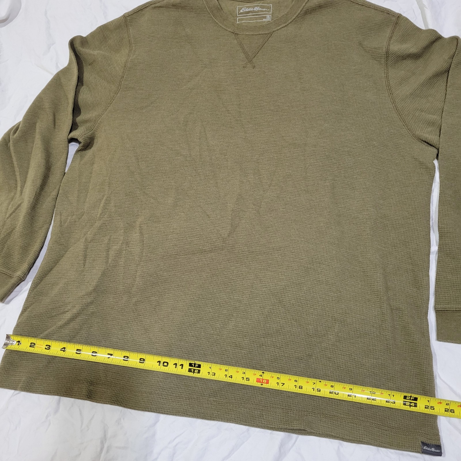 Eddie Bauer Long Sleeve Shirt Size 2XL Cotton Polyester Fall Winter Shirt USED gallery