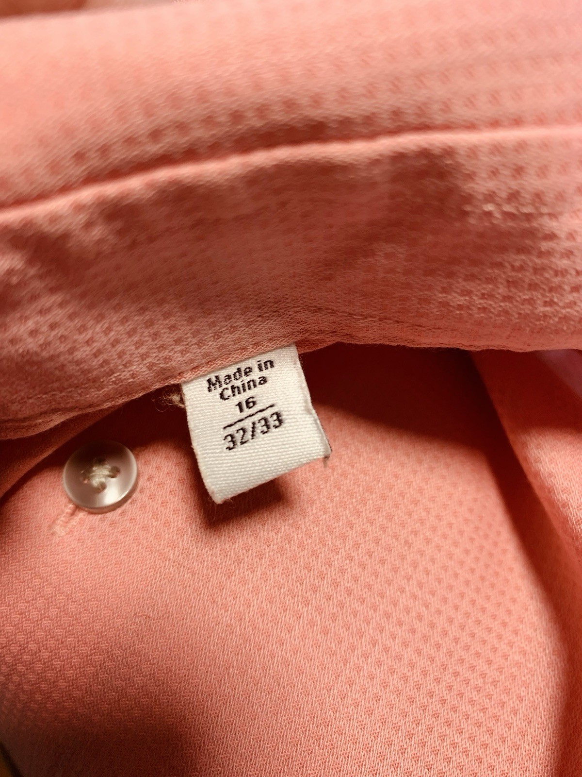 Calvin Klein Infinite NonIron Slim Fit Stretch Collar Men Shirt 16 32/33 Pink gallery
