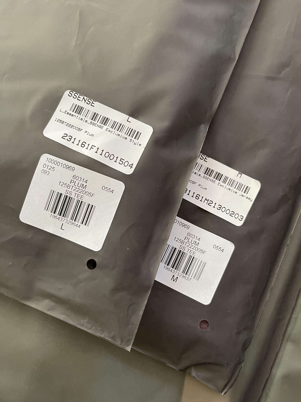 NEW Fear of God Essentials Plum SS23 T-Shirt Size Large (L), 100% Authentic gallery