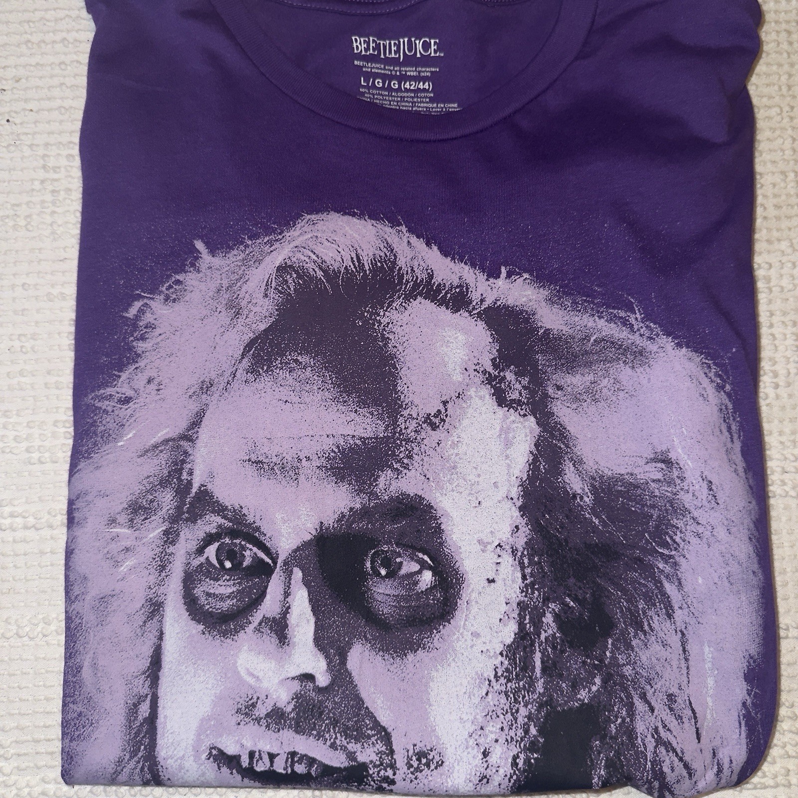 Beetlejuice Shirt Classic Movie Horror Graphic Tee Michael Keaton Halloween NWT gallery