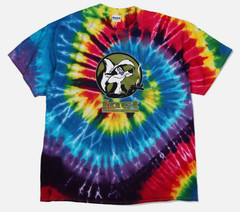 FUCT Skunk Tie Dye Tee 2020 LARGE NEW Shirt 1990 Reissue RARE Woodstock Pepe 420