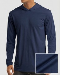 Men’s Quick Dry Performance Hooded Long Sleeve – Dry Fit Athletic Shirt
