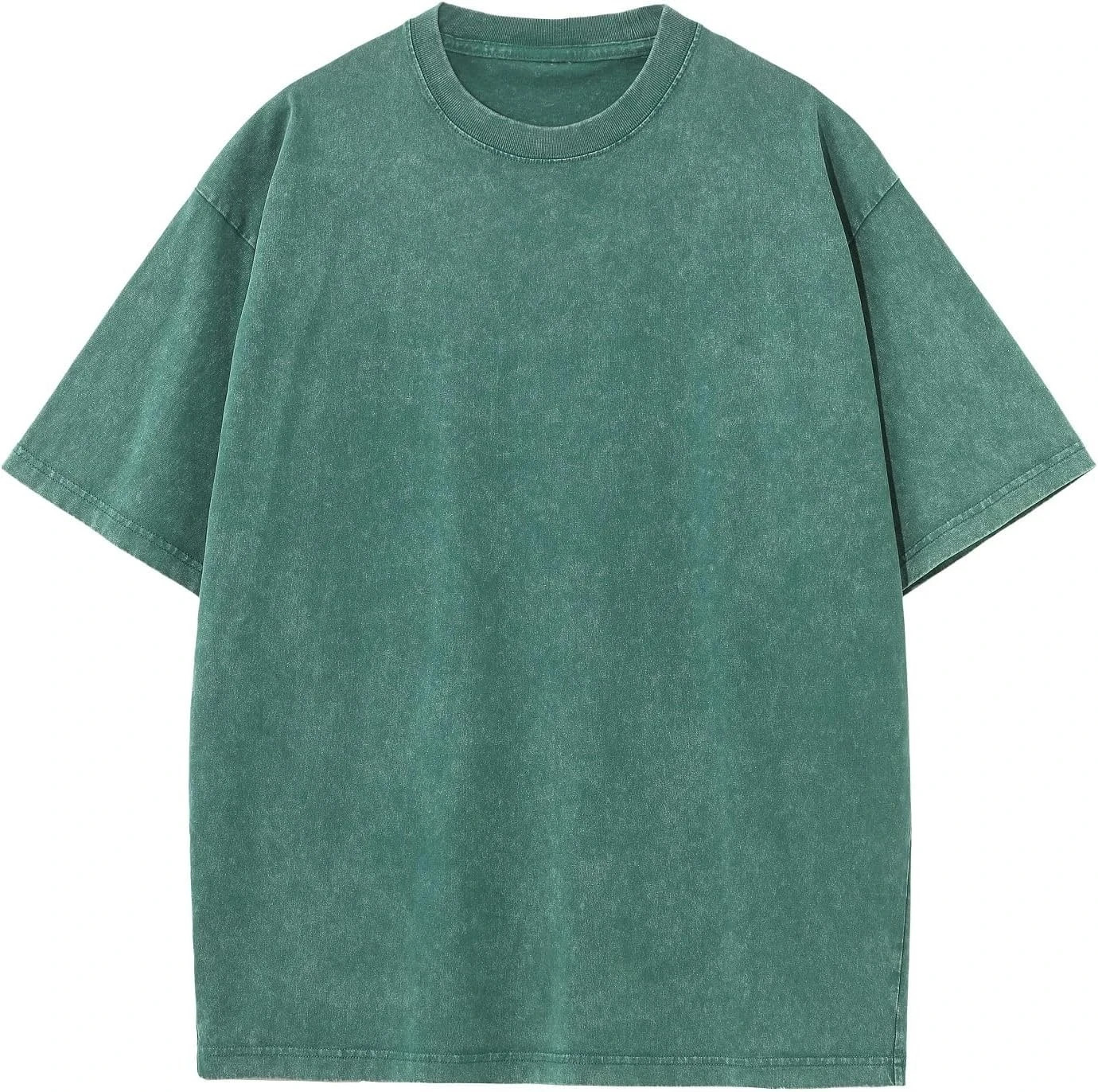Men’s Oversized Vintage Acid Wash T-Shirt 100% Cotton Loose Fit Streetwear Tee gallery