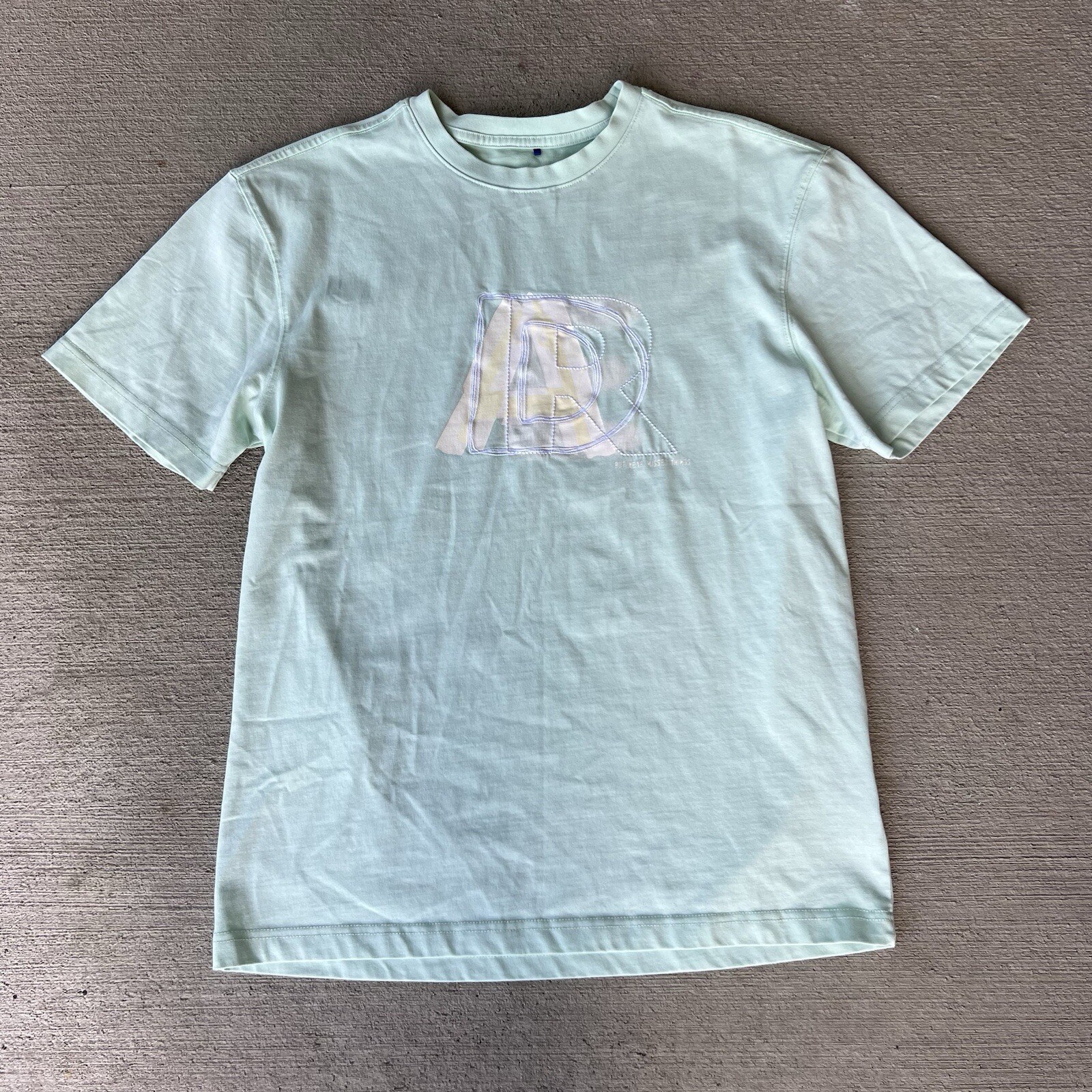 Ader Error AI Collection Graphic T Shirt Men’s Size Small Blue Korean Streetwear gallery