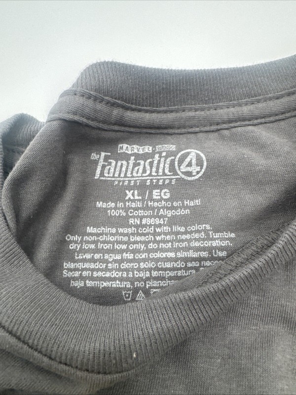 NWT Fantastic Four First Steps Men's Graphic T Shirt XL 46-48 gallery