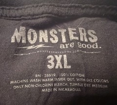 Universal Monsters Are Good Ramones Rocket to Russia Mash-up T-shirt 3XL Dracula