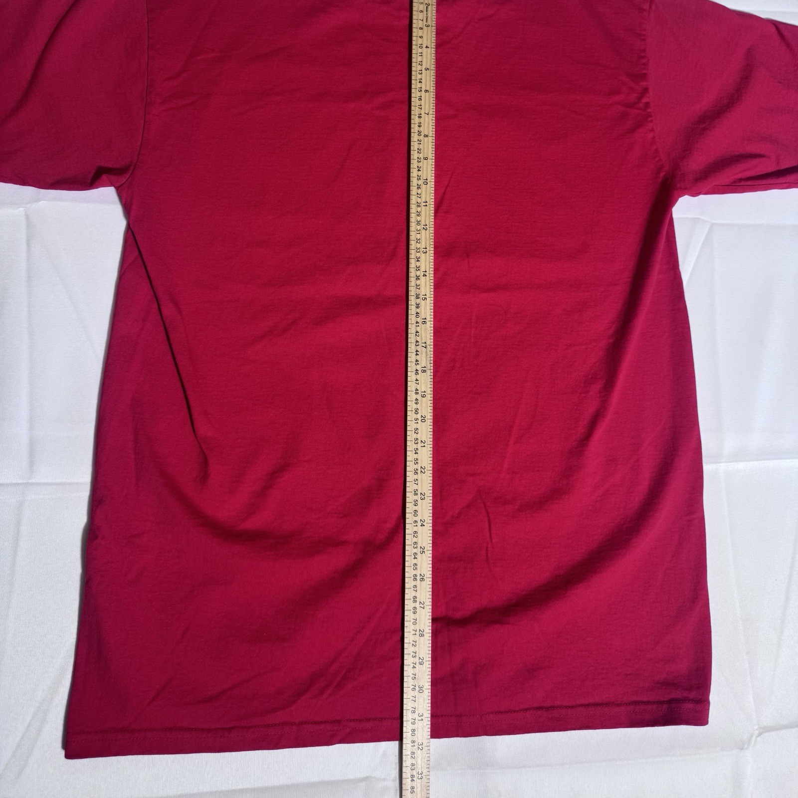 Pro Club T Shirt, RN#100418, Crew Neck, USA, All Cotton, Red, Male, 2XL gallery